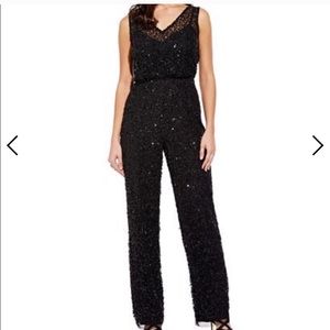 Adrianna Papell sequin jumpsuit